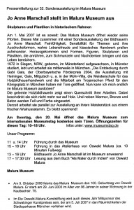 2007 05 Malura Museum Pressemitteilung (2) verkleinert